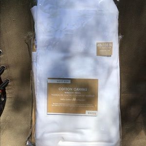 One West Elm Cotton Window Panel